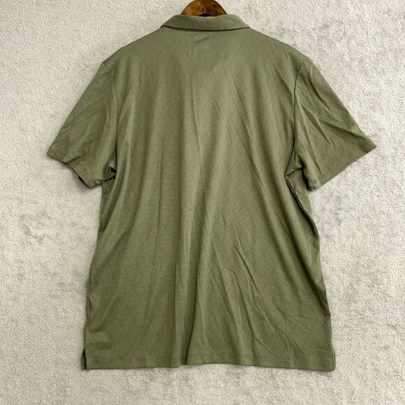 Modern Ambition Men's XL Olive Green Short Sleeve Polo Shirt N0634 - Picture 6 of 11